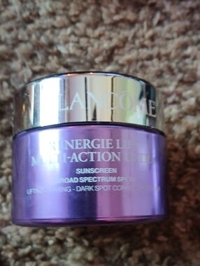 Estee Lauder Purple and Silver Skincare Jar